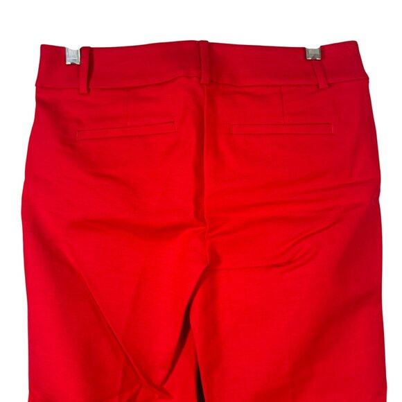 Loft Womens The Riviera Crop Pant Red Size 0P - Picture 4 of 7